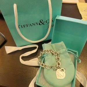 Tiffany Heart Tag Charm Bracelet